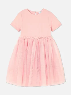 Clearance Geripptes Tutu-Kleid Kinder Kleider