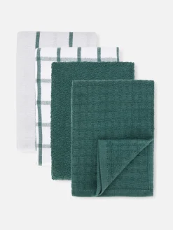 New Geschirrtücher Aus Frottee, 4er-Pack Geschirr