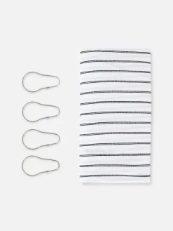 Discount Gestreifter Duschvorhang Badematten