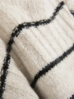 New Gestreifter Pullover Mit Geradem Schnitt Damen Pullover Und Cardigans