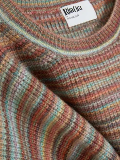 New Gestreifter „Rita Ora“ Strickpullover Zum Kombinieren Damen Pullover Und Cardigans