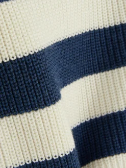 Gestreifter Strickpullover Pullover Und Cardigans