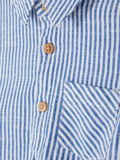 Discount Gestreiftes Kurzarmhemd Tops Und T-Shirts