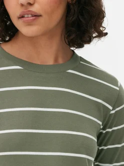 Sale Gestreiftes Langarmtop Damen Tops Und T-Shirts