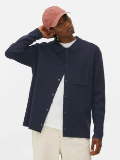 Best Gestricktes Hemd Mit Druckknöpfen Herren Hemden