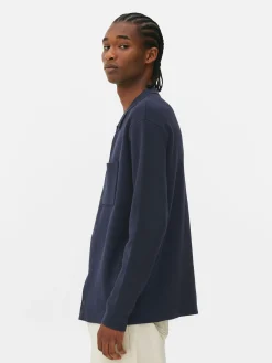 Best Gestricktes Hemd Mit Druckknöpfen Herren Hemden