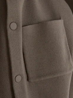 Discount Gestricktes Hemd Mit Druckknöpfen Herren Hemden