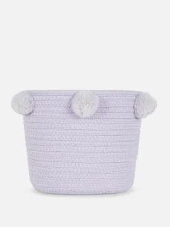 Discount Gewebter Korb Mit Bommeln Aufbewahrungsboxen Und Körbe