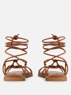 Clearance Gladiatorensandalen Mit Riemchen Damen Sandalen