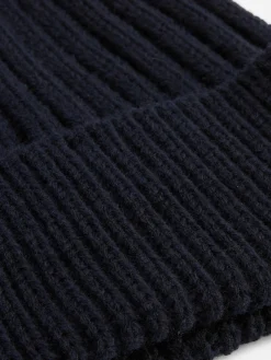 Clearance Grob Gerippte Beanie Herren Mützen, Handschuhe Und Schals