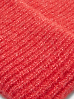 Online Grobstrick-Beanie Mit Umschlag Damen Mützen, Handschuhe Und Schals