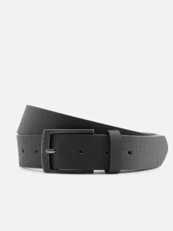 New Gürtel Aus Genarbtem Kunstleder Herren Gürtel
