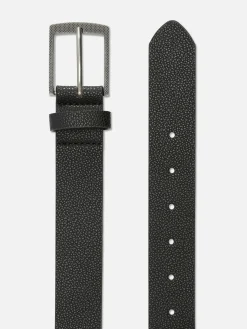 New Gürtel Aus Genarbtem Kunstleder Herren Gürtel