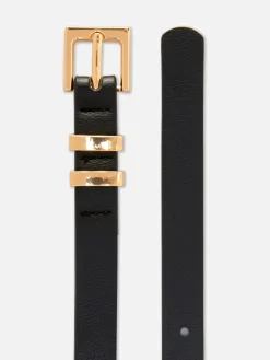 Clearance Gürtel Mit Eckiger Schnalle Damen Gürtel