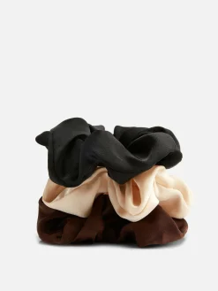 Discount Haargummis Aus Satin, 3er-Pack Damen Haarschmuck