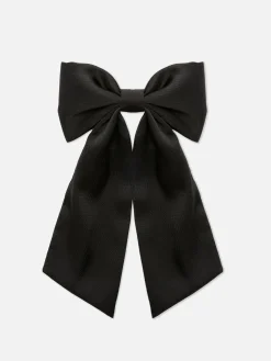 Haarklammer Mit Strukturierter Schleife Damen Haarschmuck