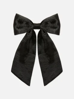 Haarschleife Aus Satin Mit Knittereffekt Damen Haarschmuck