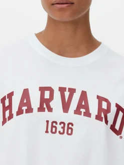 New „Harvard“ T-Shirt Im Oversized-Look Damen Tops Und T-Shirts