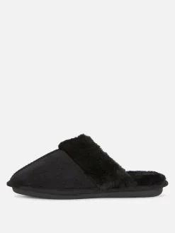 Clearance Hausschuhe In Wildleder-Optik Damen Loungewear|Hausschuhe