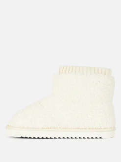 New Hausstiefel Aus Borg Damen Hausschuhe