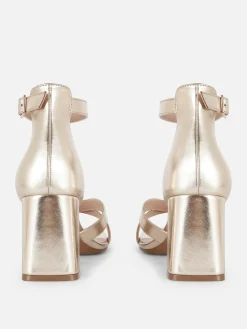 Hot Heels Mit überkreuztem Riemchen, Weite Passform Damen Heels