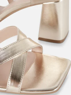 Hot Heels Mit überkreuztem Riemchen, Weite Passform Damen Heels