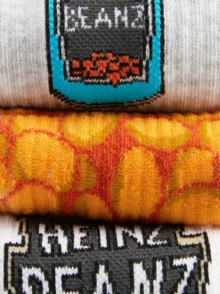 „Heinz Beanz“ Crew-Socken, 3er-Pack Damen Socken