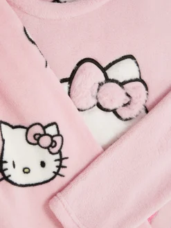 Hot „Hello Kitty“ Fleece-Schlafanzug Damen Schlafanzüge