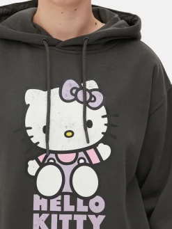 Outlet „Hello Kitty“ Hoodie Mit Charakter-Print Damen Hoodies Und Sweatshirts