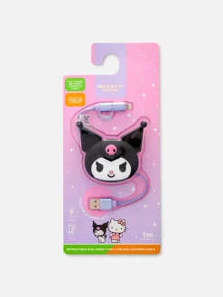 Hot „Hello Kitty Kuromi“ Einziehbares Ladegerät Ladegeräte