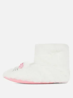 Discount „Hello Kitty“ Plüsch-Hausschuhe Damen Hausschuhe|Hausschuhe