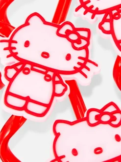 Discount „Hello Kitty“ Spiralstrohhalme, 4er-Pack Besteck Und Küchenutensilien