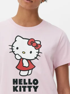 Discount „Hello Kitty“ T-Shirt Mit Grafik Damen Tops Und T-Shirts