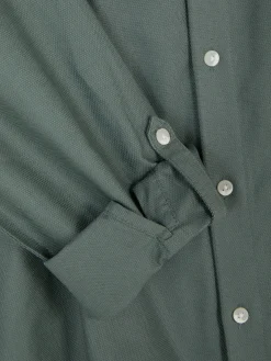 Outlet Hemd Mit Hochgerollten Ärmeln Und Knopfleiste Herren Hemden