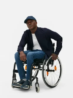 Clearance Hemd Mit Hochgerollten Ärmeln Und Knopfleiste Herren Hemden