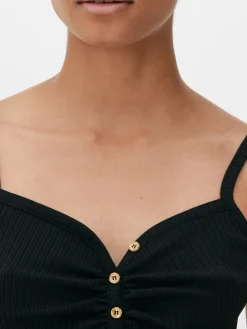 Clearance Henley-Camisole Damen Tops Und T-Shirts