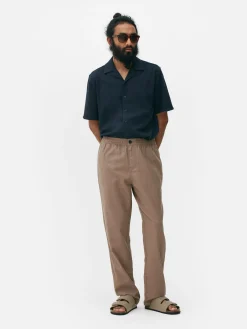 Sale Hose Aus Leinengemisch Herren Hosen