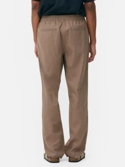 Sale Hose Aus Leinengemisch Herren Hosen