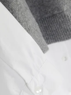 Clearance 2-in-1-Hemd Mit Weste Im Lagenlook Damen Blusen