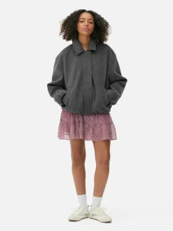 Discount Jacke Mit Ballonsaum Damen Jacken Und Mäntel