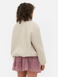 Jacke Mit Ballonsaum Damen Jacken Und Mäntel