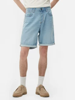 Online Jeansshorts Mit Geradem Bein Herren Shorts