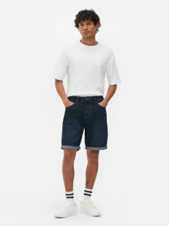 Online Jeansshorts Mit Geradem Bein Herren Shorts
