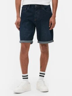 Online Jeansshorts Mit Geradem Bein Herren Shorts