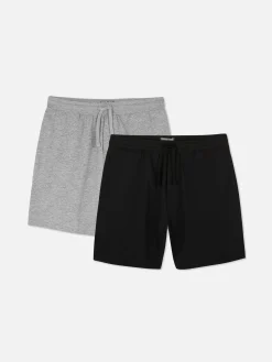 Jersey-Shorts, 2er-Pack Herren Schlafanzüge