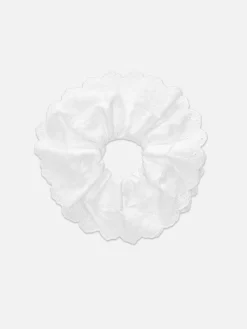 Online Jumbo-Haargummi Mit Lochstickerei Damen Haarschmuck