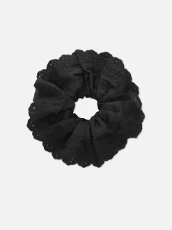 Hot Jumbo-Haargummi Mit Lochstickerei Damen Haarschmuck