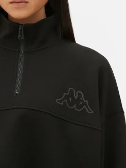 New „Kappa X “ Sweatshirt Mit Reißverschluss Damen Fitnesskleidung Und Activewear