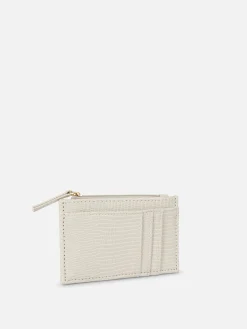 Sale Kartenetui Mit Schlangenlederstruktur Damen Taschen Und Portemonnaies