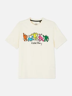 Hot „Keith Haring“ T-Shirt Mit Untitled (Dance)-Print Herren Tops Und T-Shirts